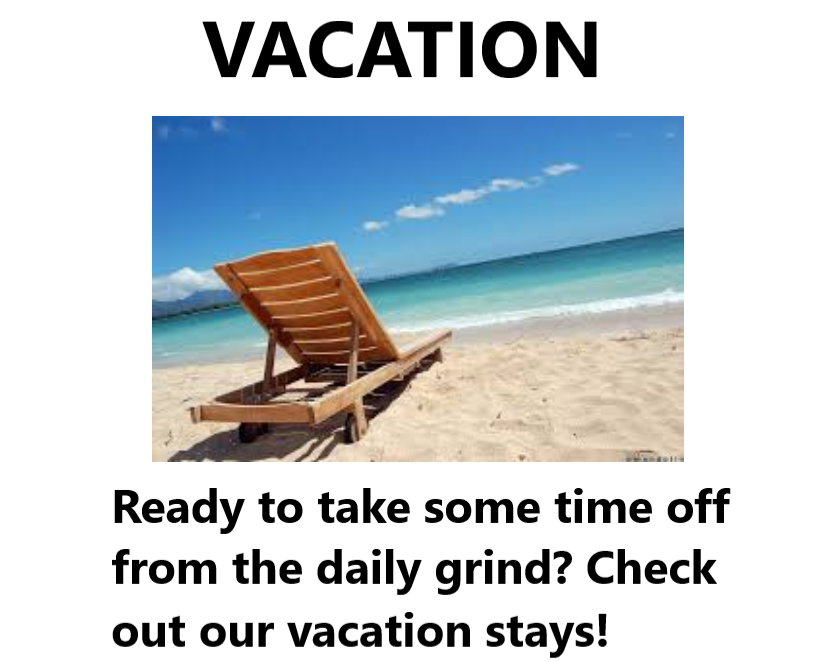 vacation rentals